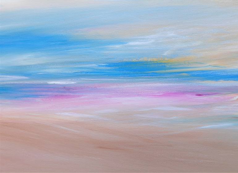 Original Abstract Expressionism Seascape Painting by Elena Ivanova