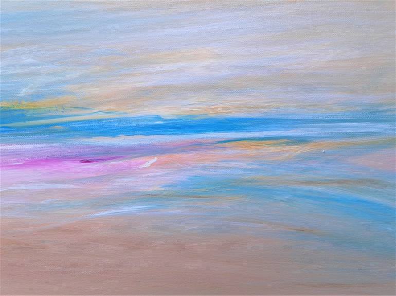 Original Abstract Expressionism Seascape Painting by Elena Ivanova