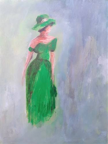 Model in green dress thumb