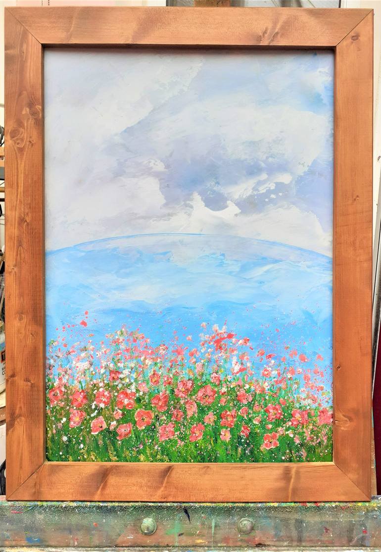 Original Floral Painting by Elena Ivanova