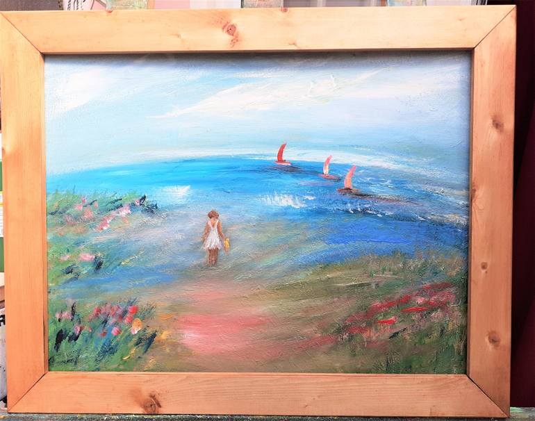 Original Seascape Painting by Elena Ivanova