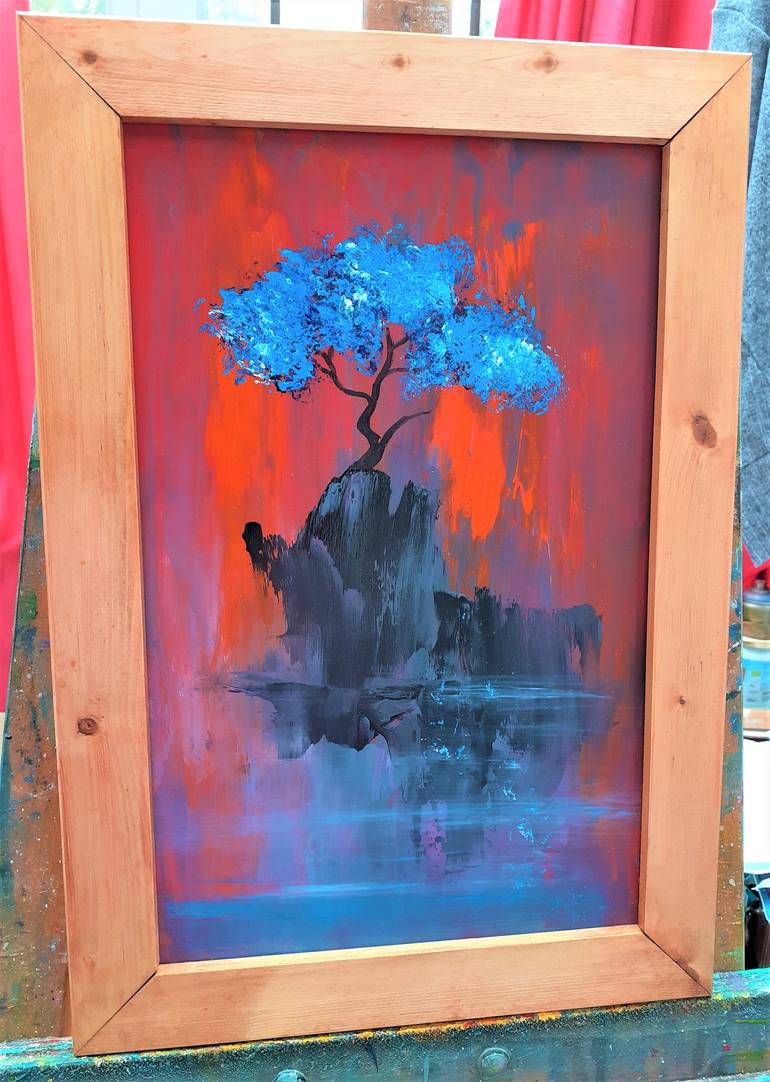 Original Tree Painting by Elena Ivanova