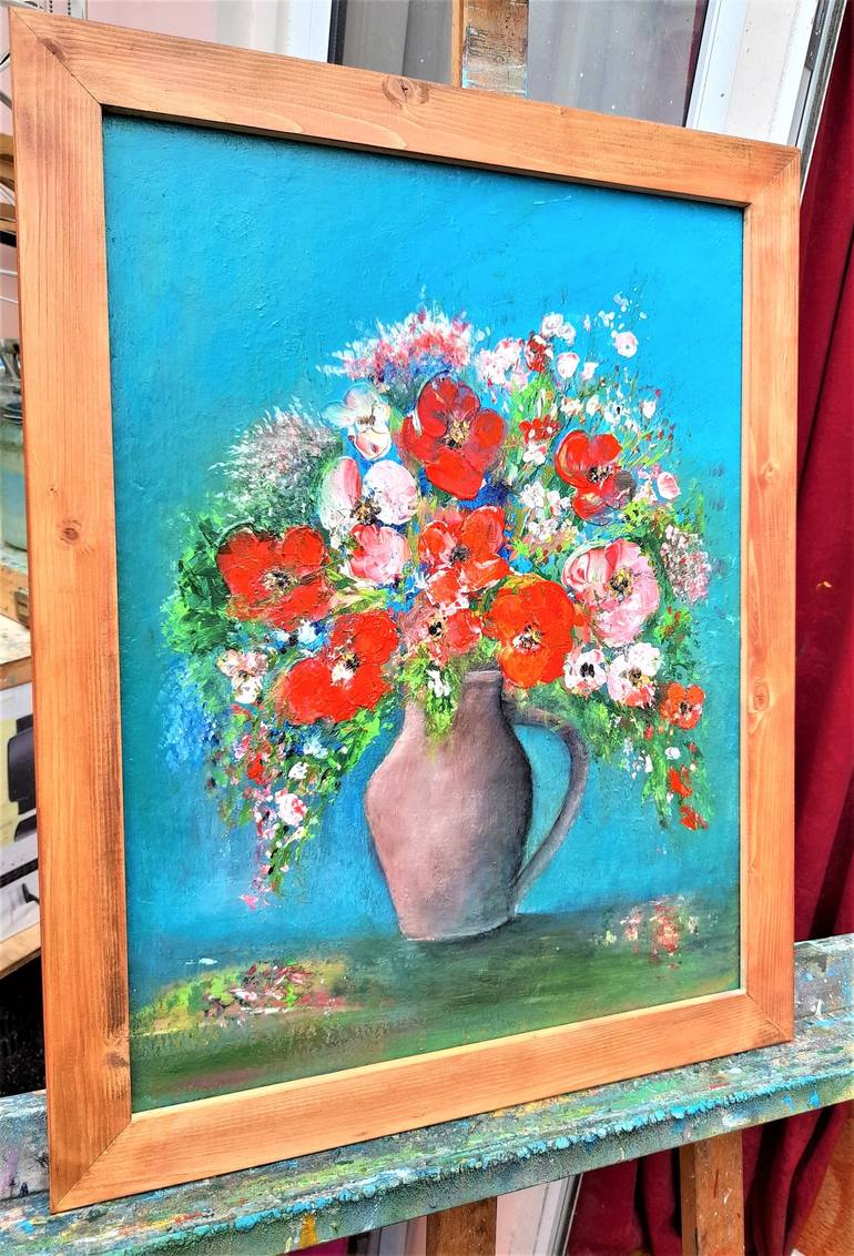 Original Floral Painting by Elena Ivanova