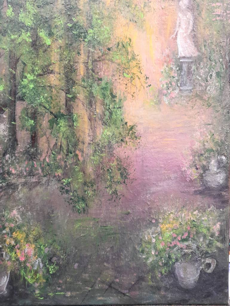 Original Garden Painting by Elena Ivanova