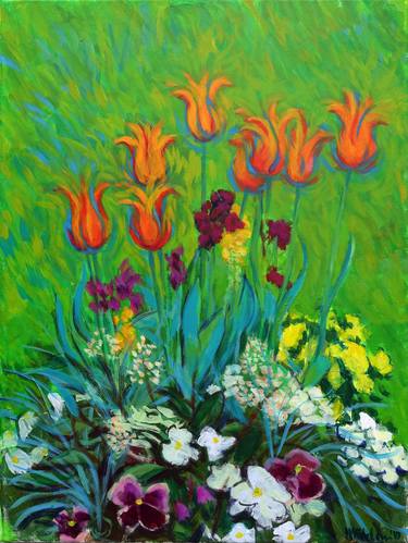 Print of Floral Paintings by Ian McAdam