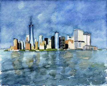 Original Modern Cities Paintings by Ian McAdam