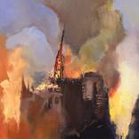 The Burning Of Notre-Dame by Steve Salo