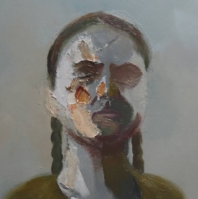 Original Abstract Expressionism People Painting by Steve Salo