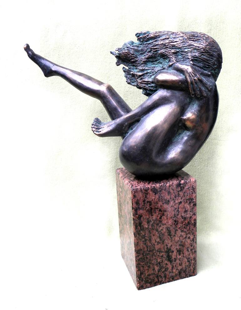 Original Expressionism Women Sculpture by Markus Czarne