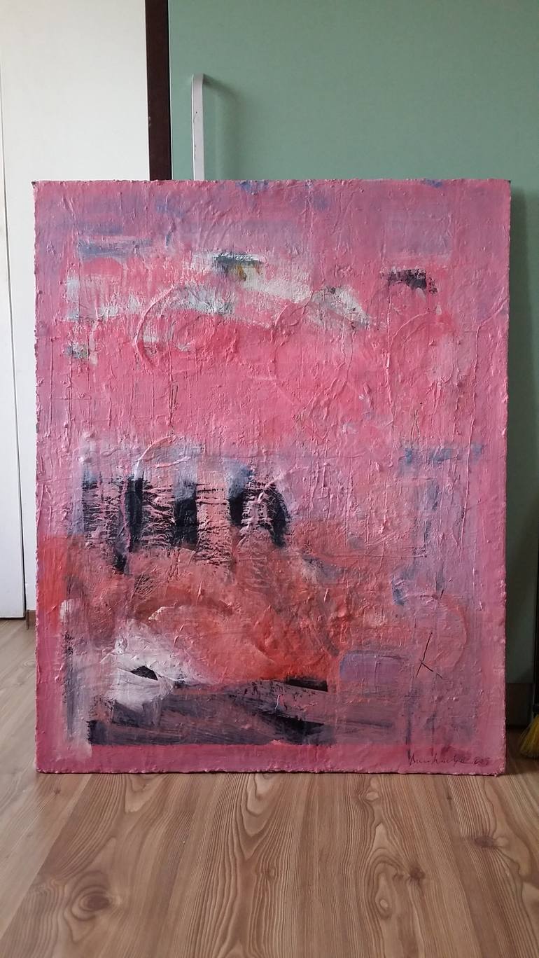 Original Abstract Expressionism Abstract Painting by Dumitrache Ciprian