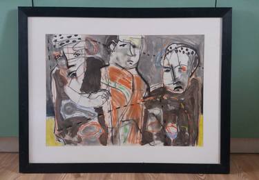 Original Cubism People Paintings by Dumitrache Ciprian