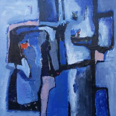 Original Abstract Men Paintings by Dumitrache Ciprian