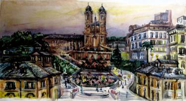 Original Fine Art Travel Paintings by Natallia aka Sovushka XIII Savitskaya