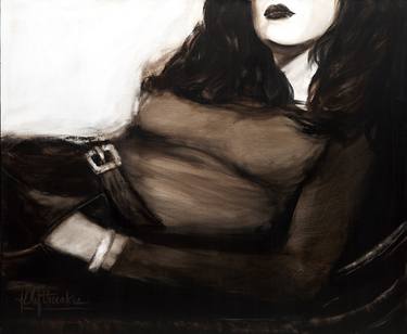 Original Abstract Expressionism Women Paintings by Janel Eleftherakis