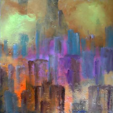 Print of Abstract Expressionism Cities Paintings by Ralph Bainbridge
