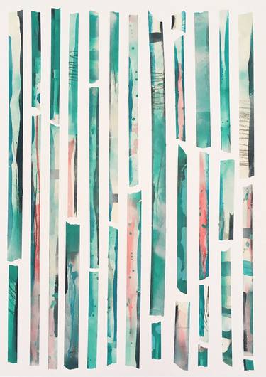 Original Contemporary Abstract Mixed Media by Tahis Dz