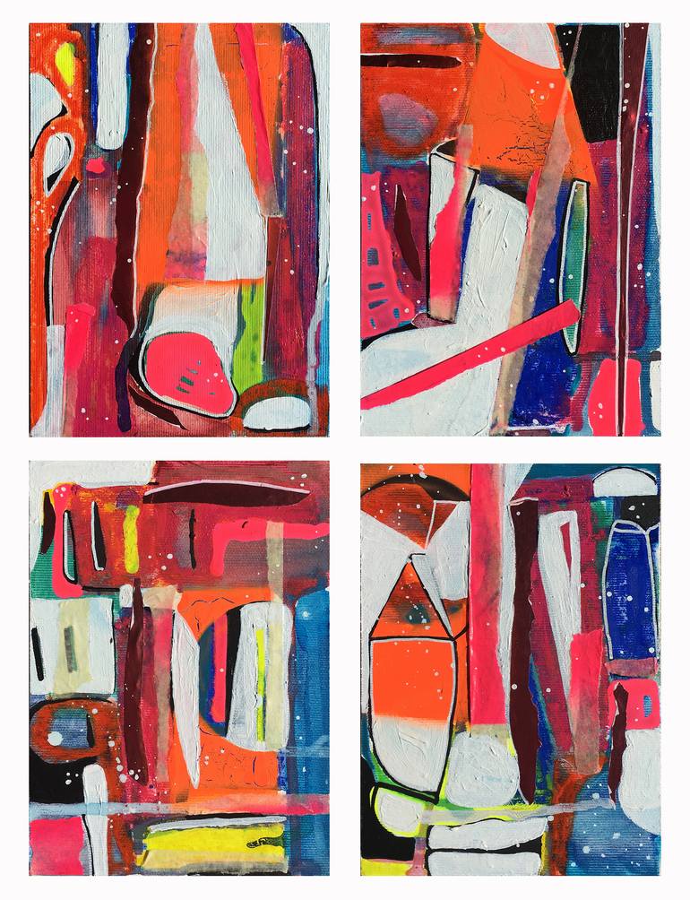 Original Abstract Collage by Tahis Dz