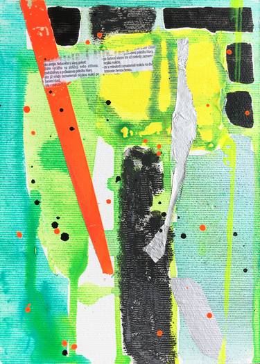 Original Modern Abstract Collage by Tahis DZ