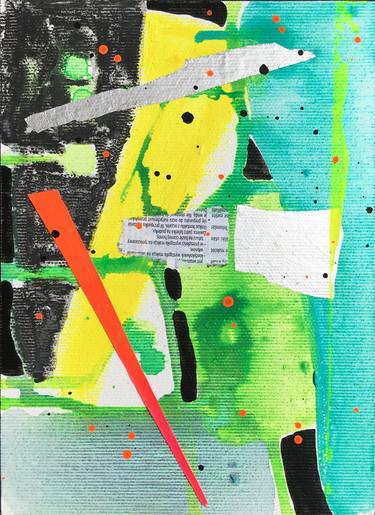 Original Abstract Collage by Tahis DZ