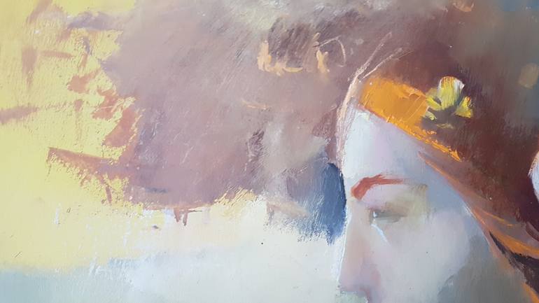 Original Figurative Portrait Painting by Natalie Matvijenkova