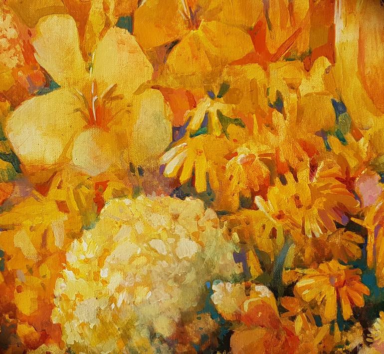 Original Fine Art Floral Painting by Natalie Matvijenkova