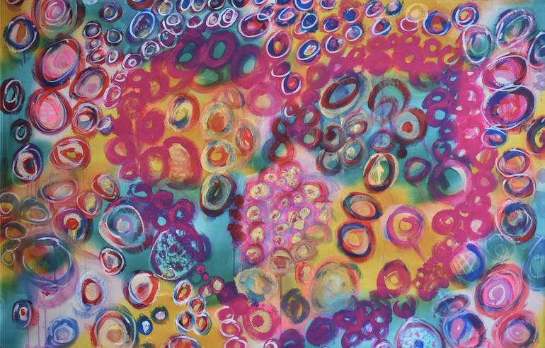 Original Abstract Love Paintings by Manfred Dreissinger