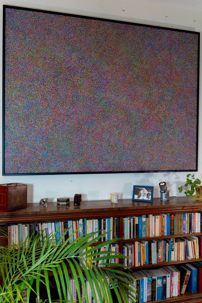 Original Abstract Expressionism Abstract Painting by Noj Barker