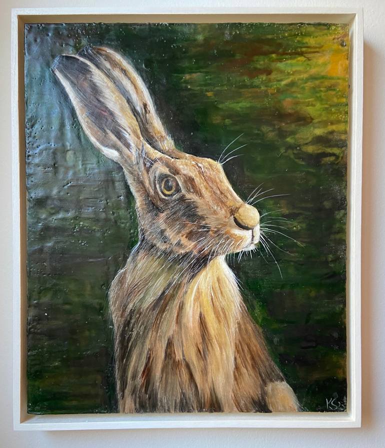 Original Figurative Animal Painting by Kari Serrao