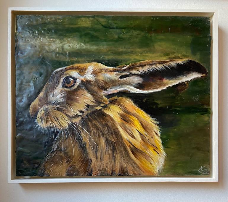 Original Figurative Animal Painting by Kari Serrao