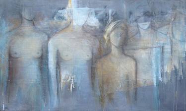 Print of Abstract People Paintings by Helena Gullstrom