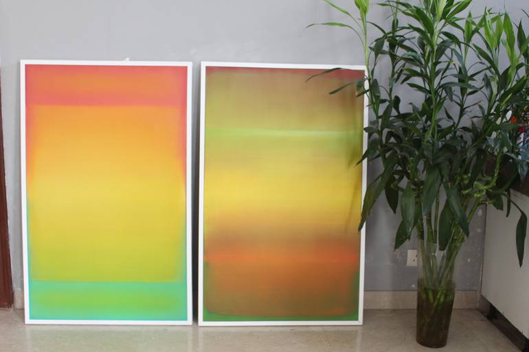 Original Minimalism Abstract Painting by Artswati London