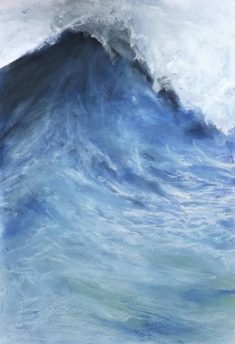 Winter Wave Drawing by Bella Bee | Saatchi Art