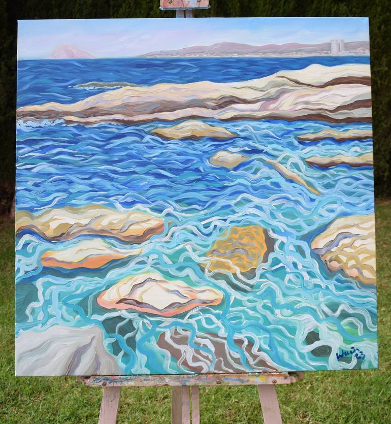 Original Seascape Painting by Kirsty Wain