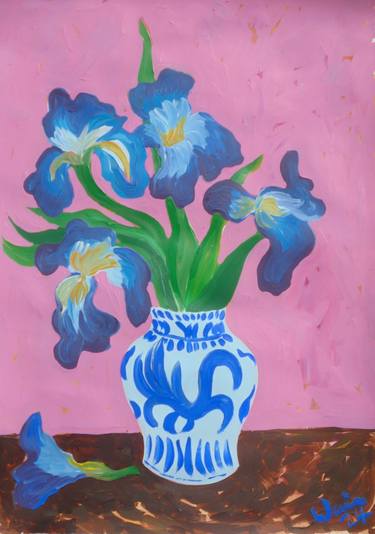 Original Expressionism Floral Paintings by Kirsty Wain