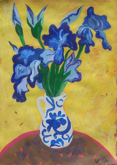 Original Expressionism Floral Paintings by Kirsty Wain