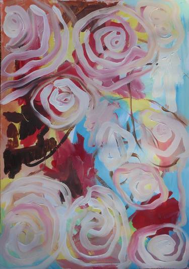 Original Abstract Expressionism Abstract Paintings by Kirsty Wain