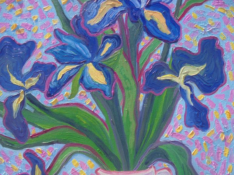 Original Contemporary Floral Painting by Kirsty Wain