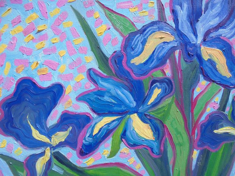 Original Contemporary Floral Painting by Kirsty Wain