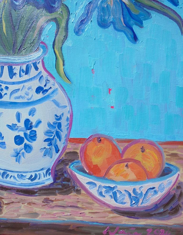 Original Post-impressionism Still Life Painting by Kirsty Wain