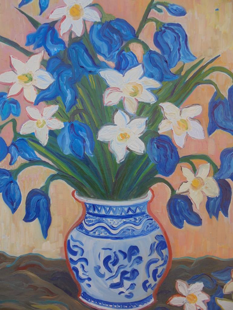 Original Impressionism Still Life Painting by Kirsty Wain