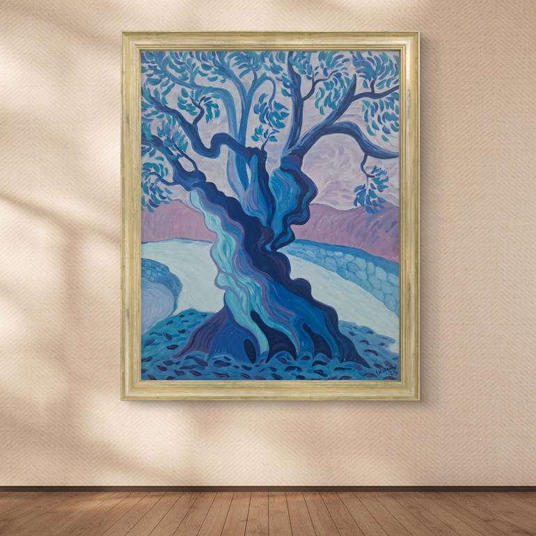Original Post-impressionism Landscape Painting by Kirsty Wain