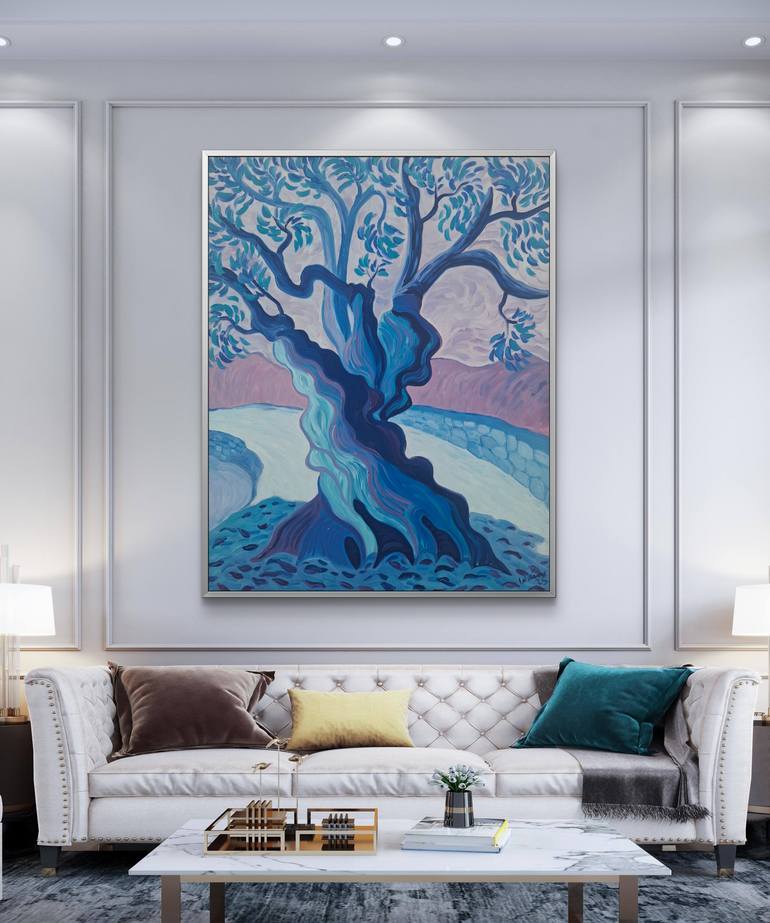 Original Post-impressionism Landscape Painting by Kirsty Wain