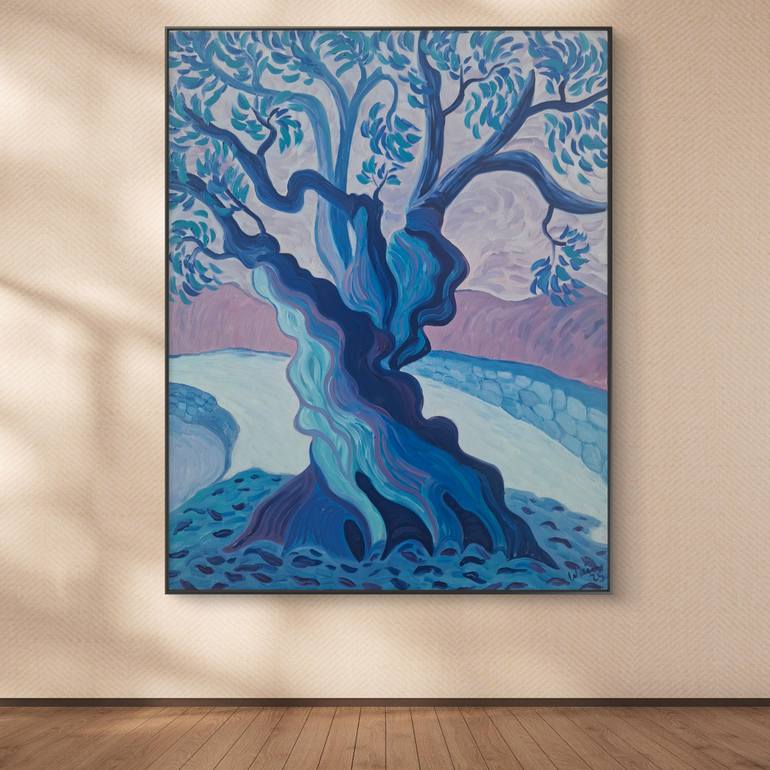 Original Post-impressionism Landscape Painting by Kirsty Wain