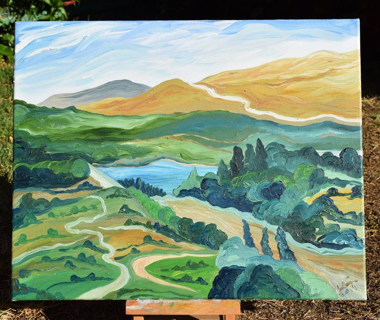Original Landscape Painting by Kirsty Wain