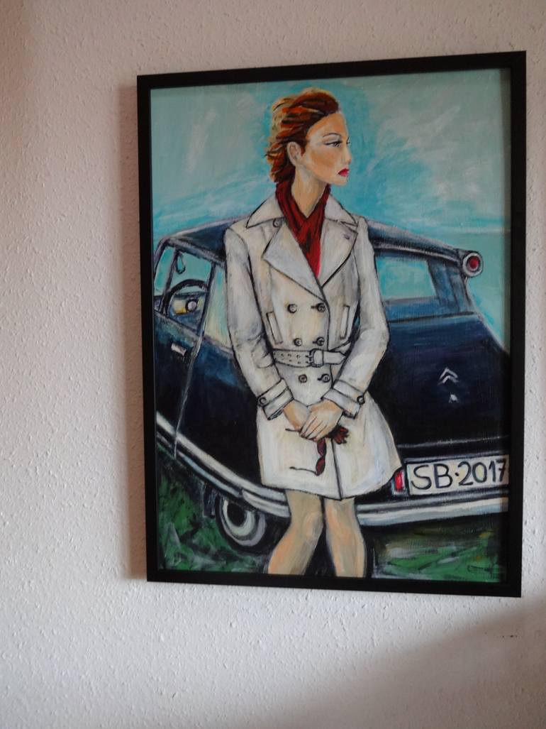 Original Figurative Women Painting by Sabine Blasko