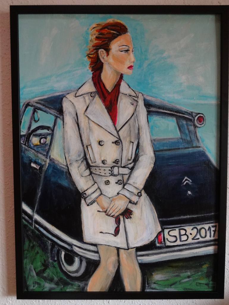 Original Figurative Women Painting by Sabine Blasko