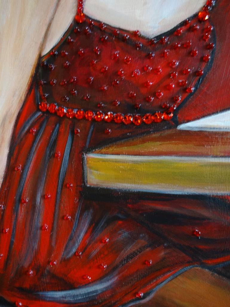 Original Figurative Women Painting by Sabine Blasko