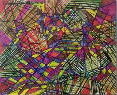 Original Abstract Drawings by Helios Rossell