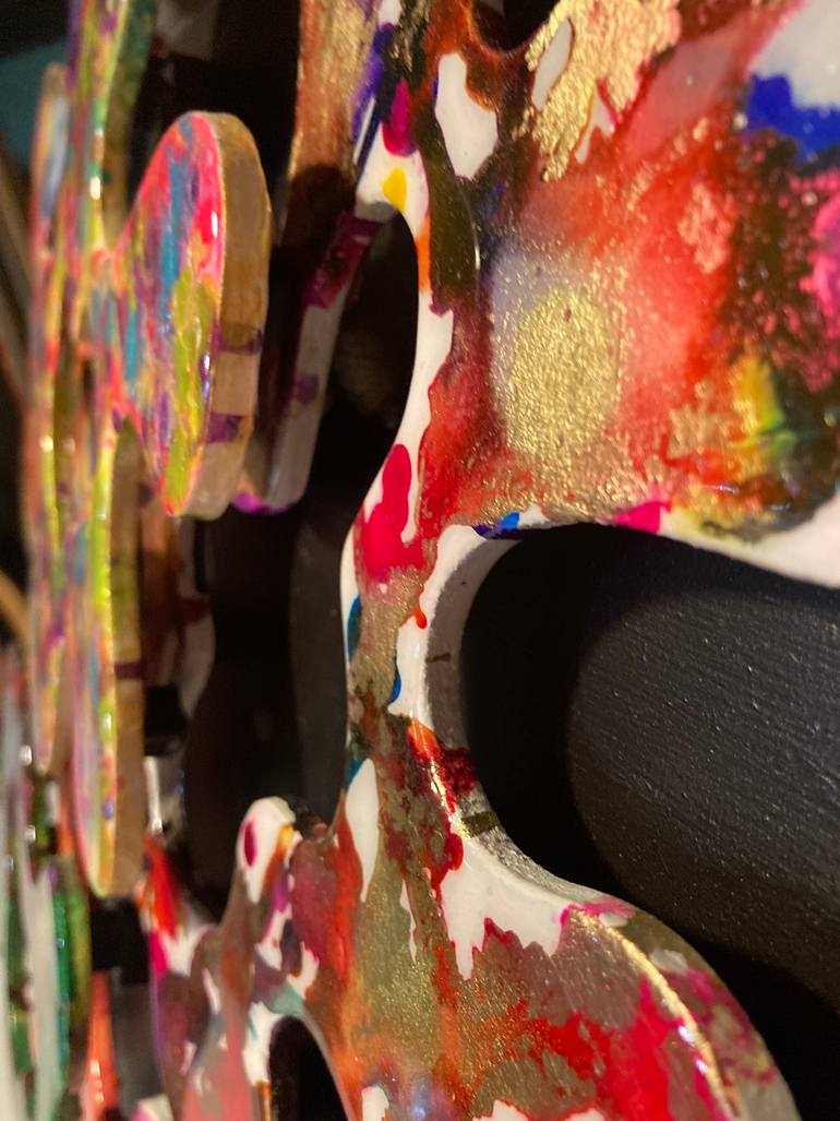 Original Modernism Abstract Sculpture by David J Robertson