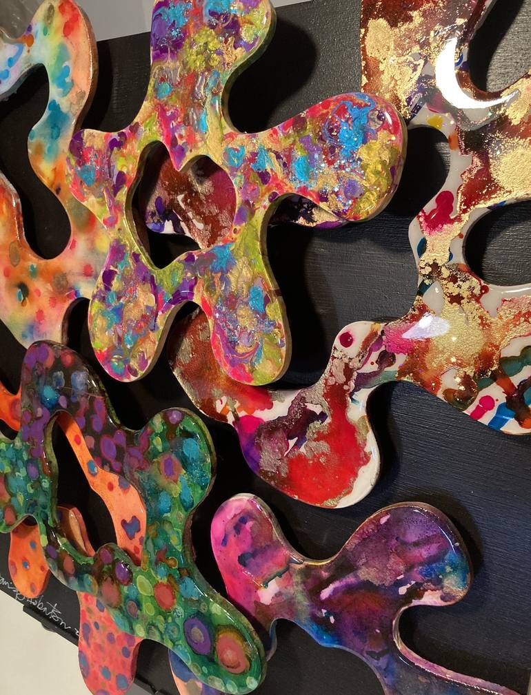 Original Modernism Abstract Sculpture by David J Robertson